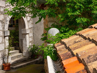 Brsec, Kroatien, Altstadtszene