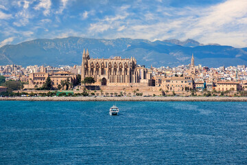 Majestic City View of Palma de Mallorca, Spain