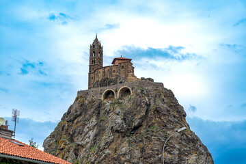 Rocher et chapelle Saint-Michel D'Aiguilhe au Puy en Velay