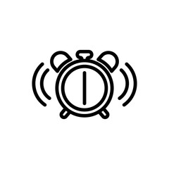 alarm clock sign symbol vector