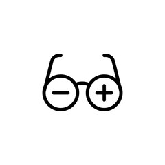 eye glasses sign symbol vector