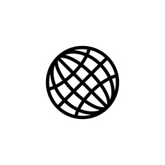 globe sign symbol vector