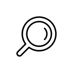 magnifier sign symbol vector
