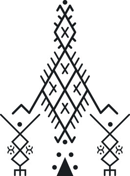 Artistic Amazigh Symbols, Berber Symbols, North African Cultural Designs, Moroccan symbol
