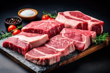 Fototapeta premium Delectable Raw Beef