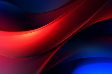 Abstract red and blue waves background or backdrop. AI generated, human enhanced.