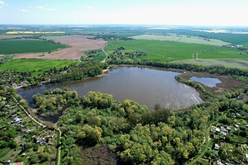 Obraz premium Strasburg, Stadtsee 2023