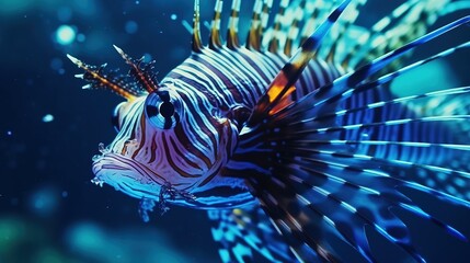 Fototapeta na wymiar a close up of a fish. Generative AI Art.