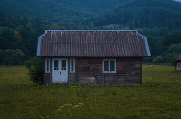 old house in the mountains