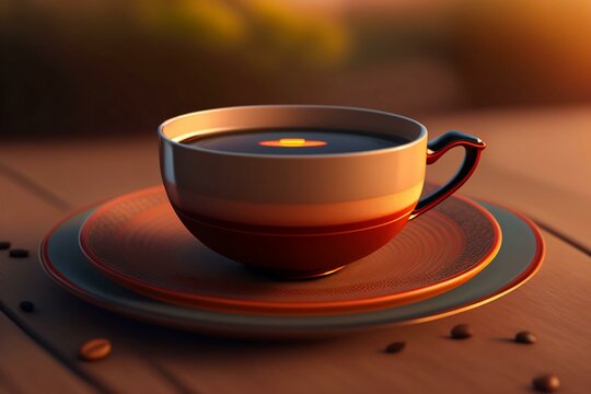 a cup of coffee 