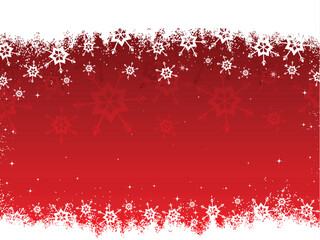 Grunge style snowflake background