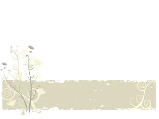 Floral banner background.  More backgrounds in my portfolio.