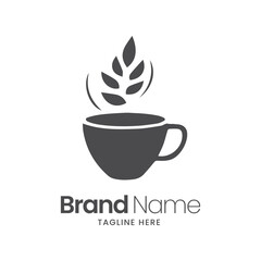Coffee shop logo vector, coffee cup logo, cup icon vector, cup logo, tea cup logo