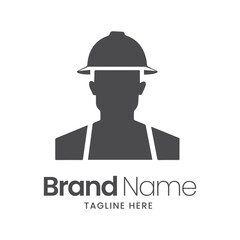 Builder Logo Design, construction logo design, labor logo. vector logo, Engineer logo 