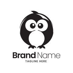 Fototapeta premium penguin vector illustration, penguin logo design, penguin vector,