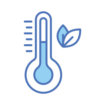 Check this beautifully designed vector of eco temperature in modern style
