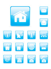 Set of glossy internet buttons.  More button sets in my portfolio