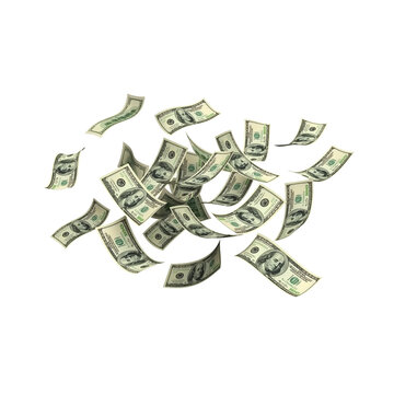 US Dollar Money fall high quality transparent image