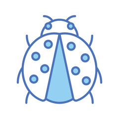 Check this carefully crafted vector of ladybug in modern style, easy to use icon