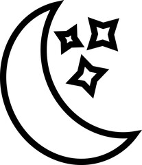Moon free icon