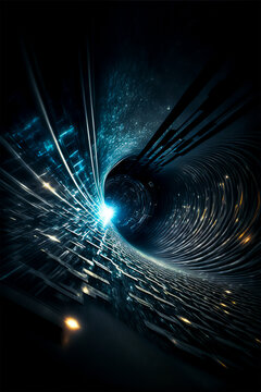Perspectives of Fractal Realms background, Generative AI