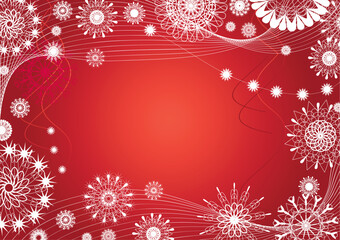 Christmas abstraction. Vector illustration for design.