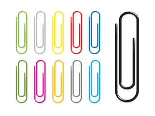 Paper clips.  Please check my portfolio for more stationary illustrations.