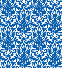 Seamless background from a floral ornament, Fashionable modern wallpaper or textile