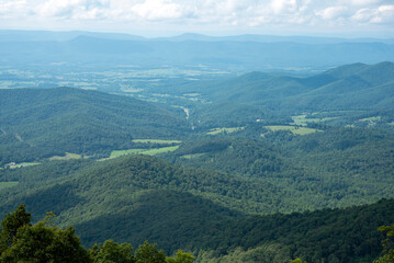 Fototapeta premium view from the top of mountain