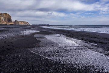 Black sand beaches of Iceland