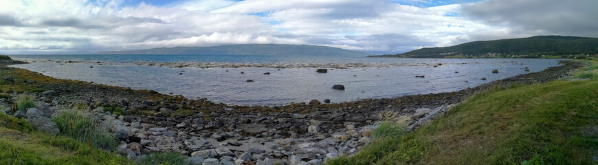 Recky beach in norway