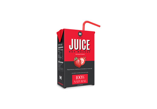 Juice Box Mockup