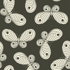 Seamless from butterflies(can be repeated and scaled in any size)