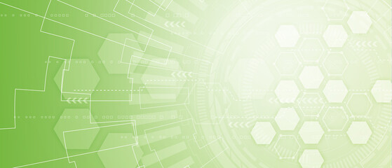 Obraz premium Abstract background hexagons design. science futuristic energy technology. Hi-tech digital concept