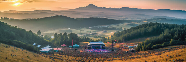 Open Air Festival - weitwinkel, Panorama Aufnahme