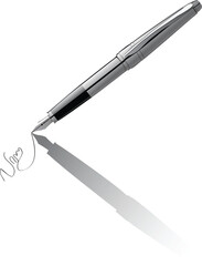 Vector pen signing contract