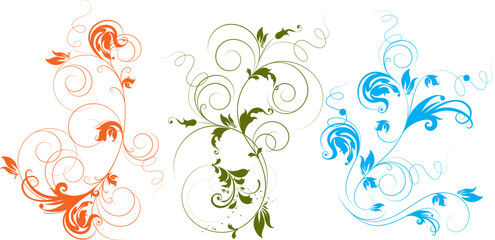 Floral illustration. Can be used for design.