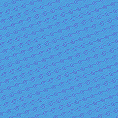 Line  wave ornament pattern. Illustration design