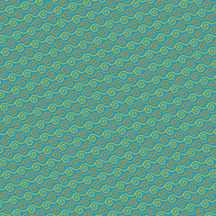 Line  wave ornament pattern. Illustration design