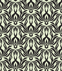 Seamless background from a floral ornament, Fashionable modern wallpaper or textile