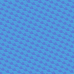 Line  wave ornament pattern. Illustration design