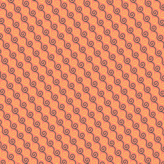 Line  wave ornament pattern. Illustration design