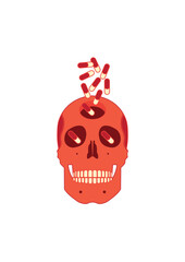 Calavera, Teschio, pillole