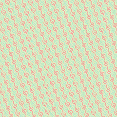 Line  wave ornament pattern. Illustration design