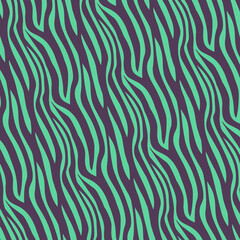 Zebra skin pattern. Animal print for fabric textile design cover wrapping background stock illustration.
