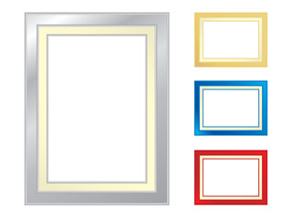 Set of four picture frames  More frame sets in my portfolio.