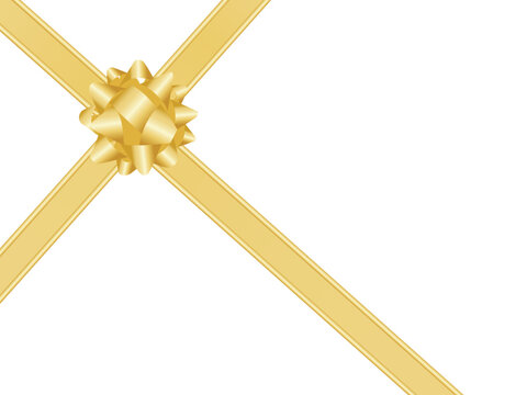 Gold bow with ribbons.  More christmas images in my portfolio