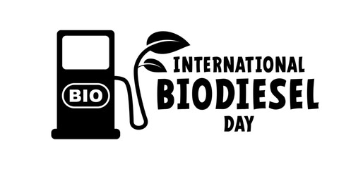 International biodiesel day. Cartoon gasoline, jerrycan with handle. Canisters or jerry can symbol. Fuel tank for transporting and storing petrol. Can jerrycan, canister, Motor oil. Gas pump nozzle.