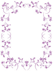 Vector floral frame.