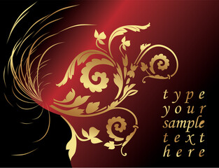 vector floral background